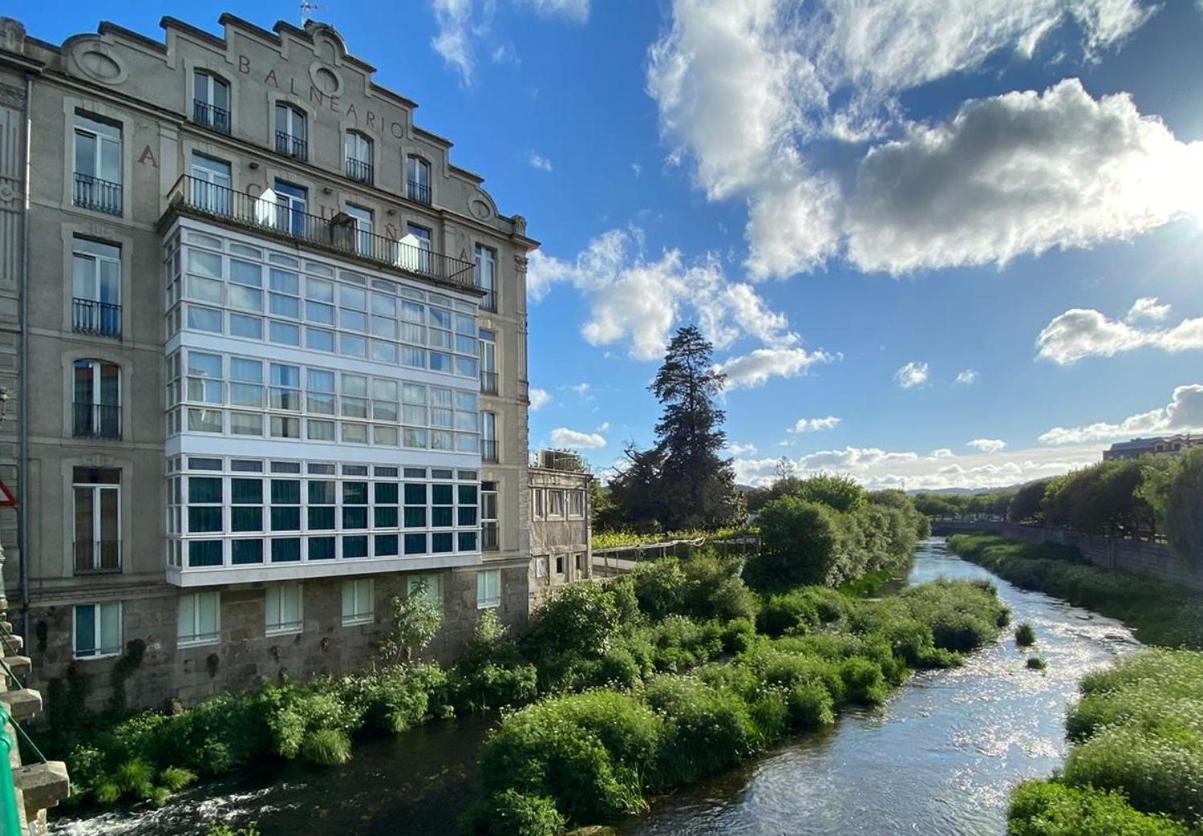 Apartamento Alojamiento Ponte Romana Caldas De Reis Exterior foto